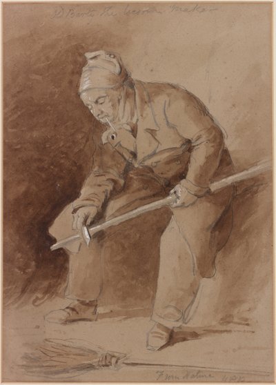 Oude Barty de bezemmaker door Henry Perlee Parker
